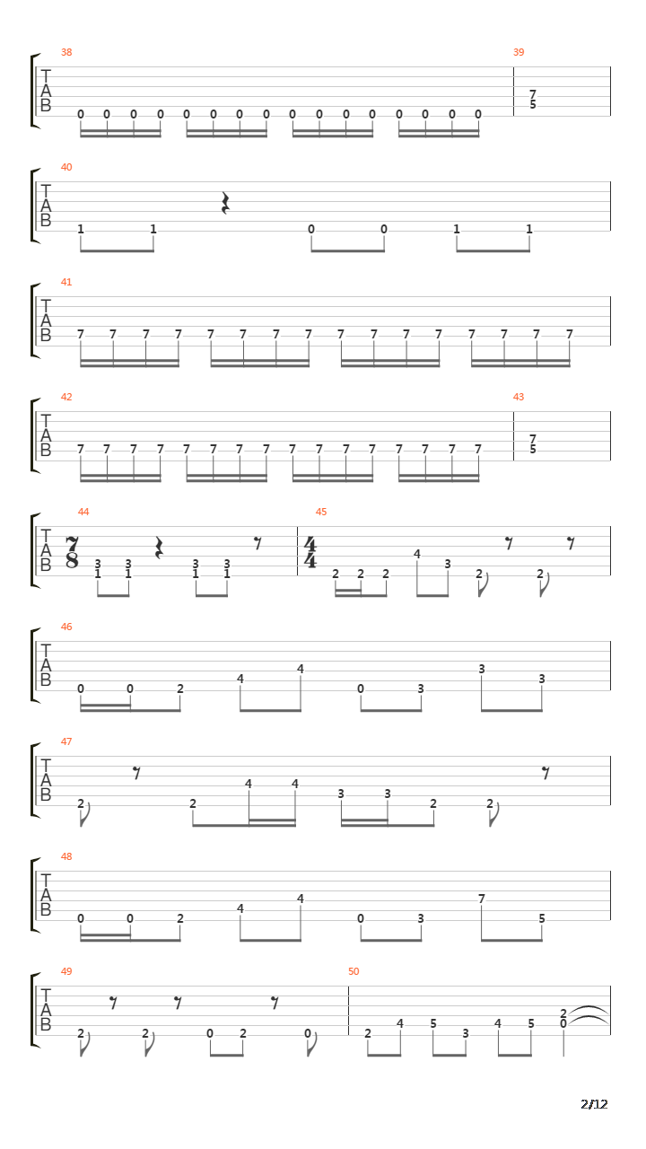 Stringless Violin吉他谱