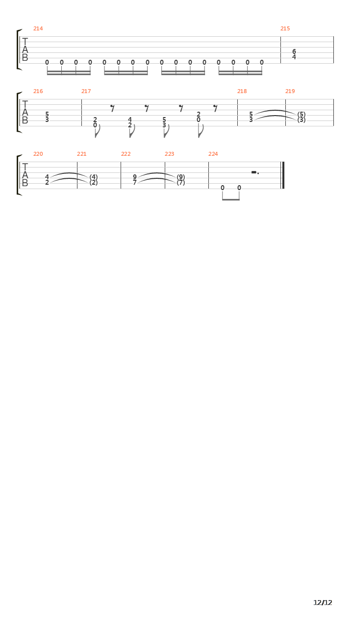 Stringless Violin吉他谱