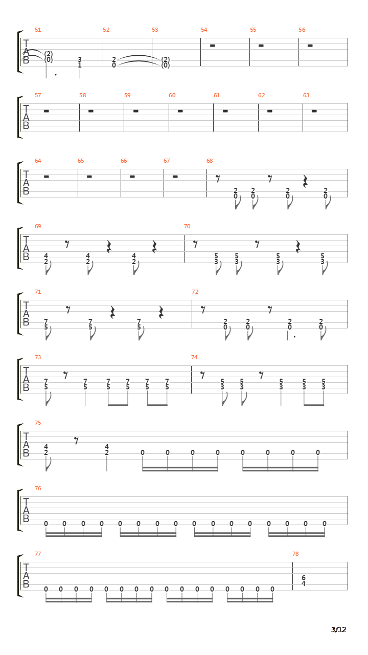 Stringless Violin吉他谱