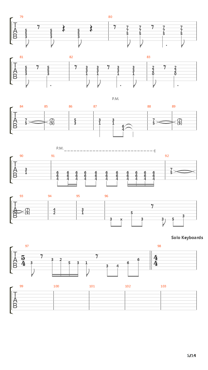 Stringless Violin吉他谱