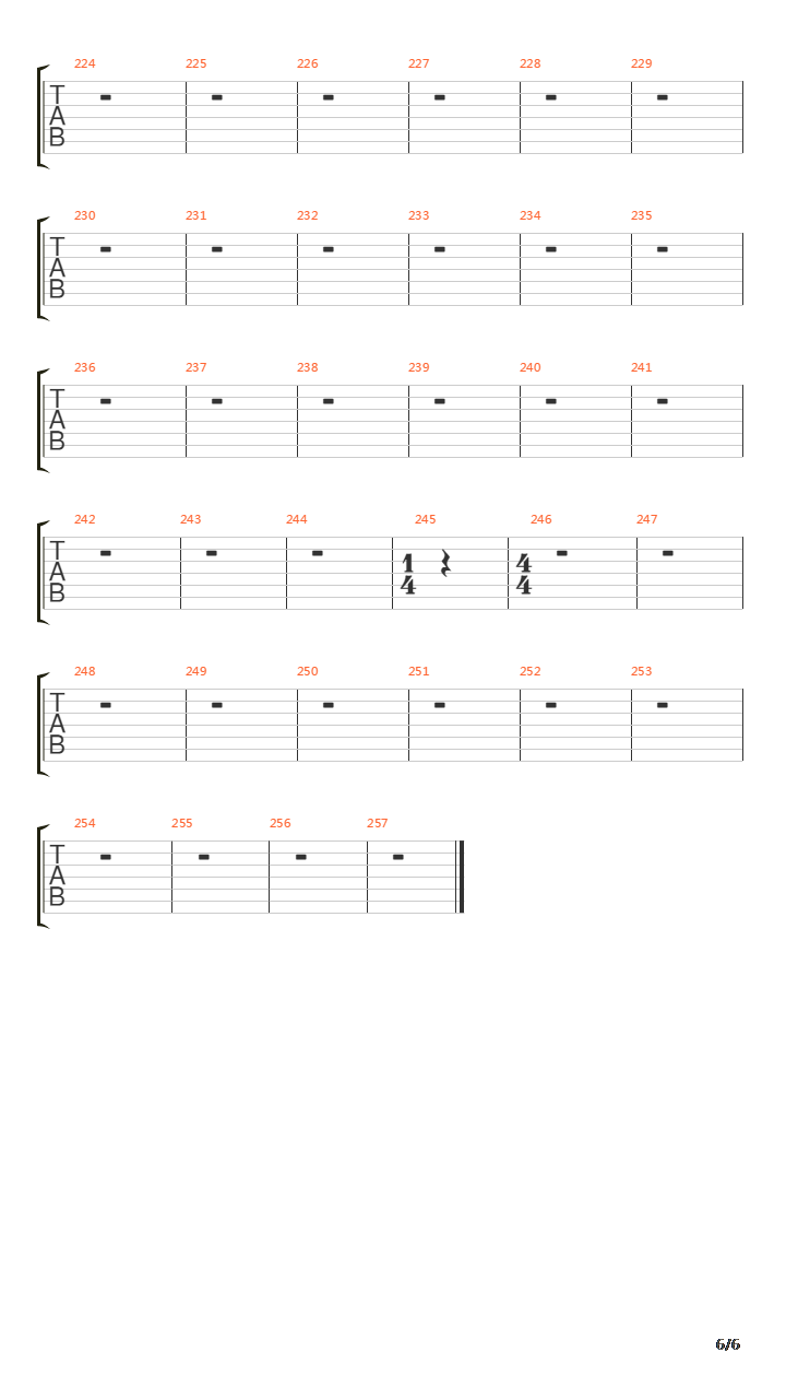 Stringless Violin吉他谱