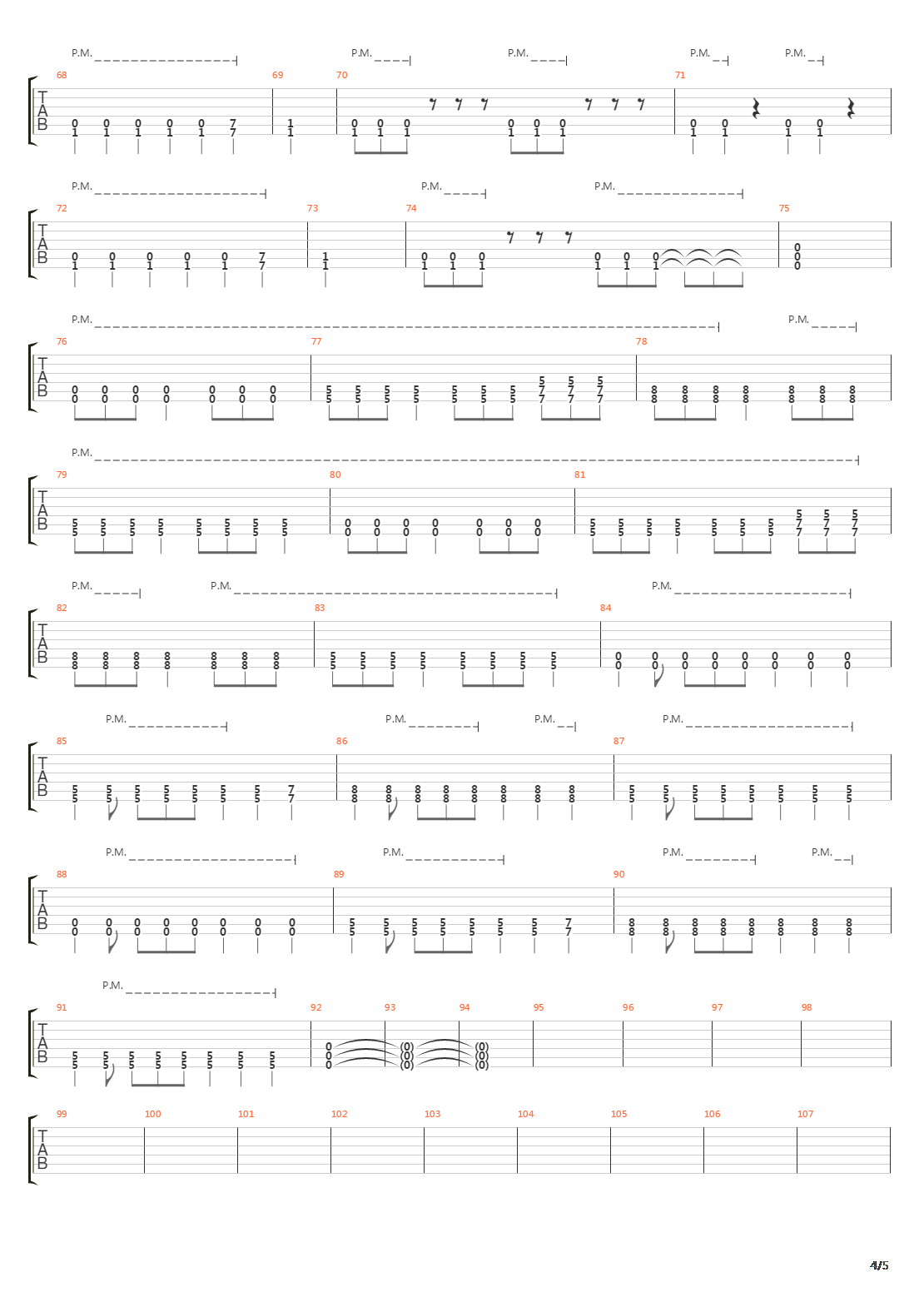 1984吉他谱