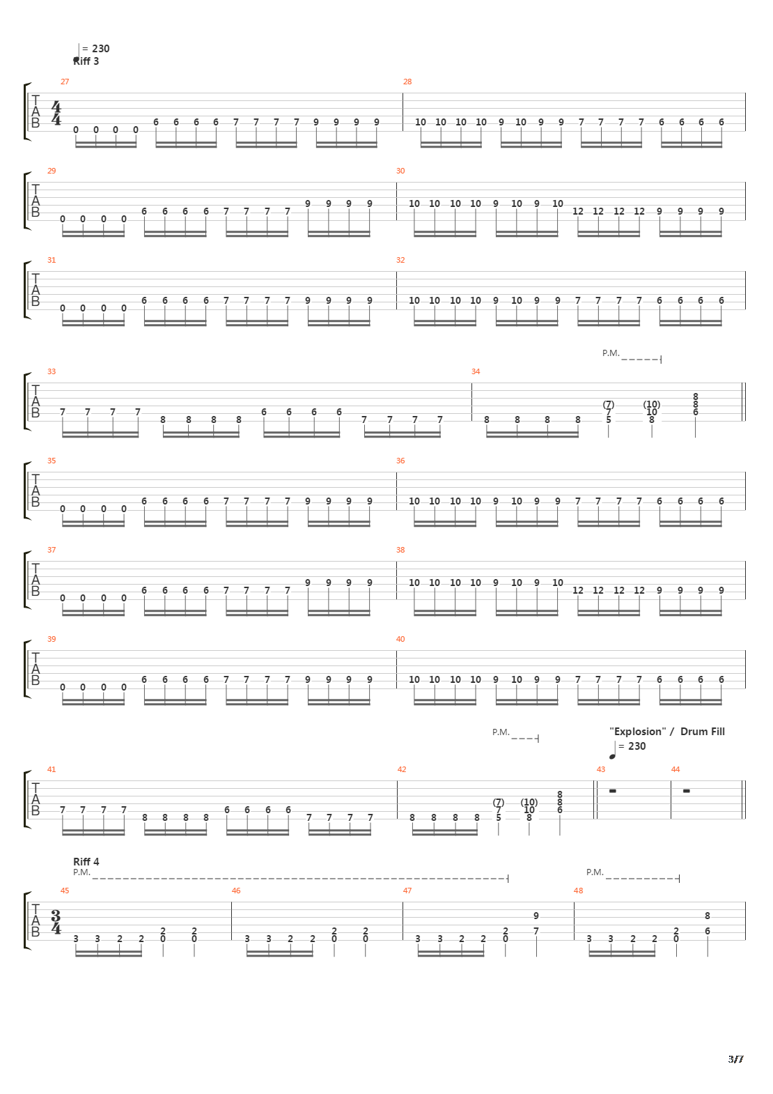 Punished吉他谱