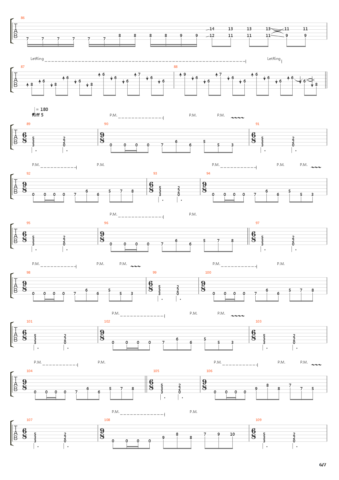 Punished吉他谱