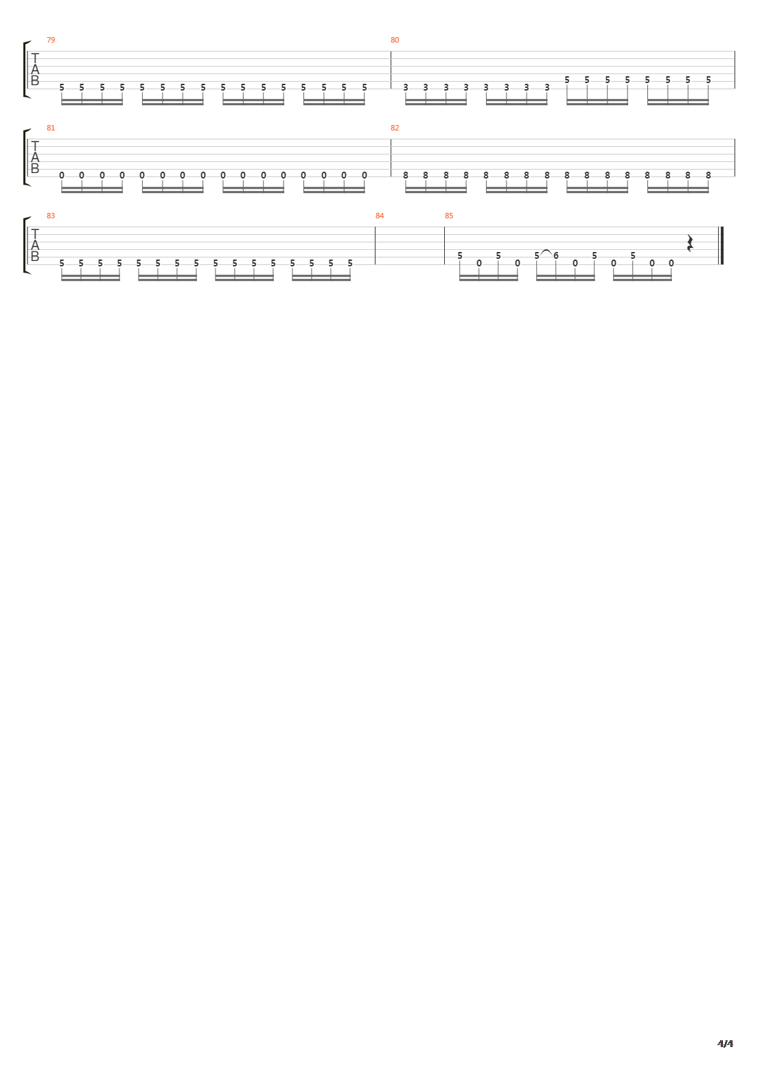 Fire吉他谱