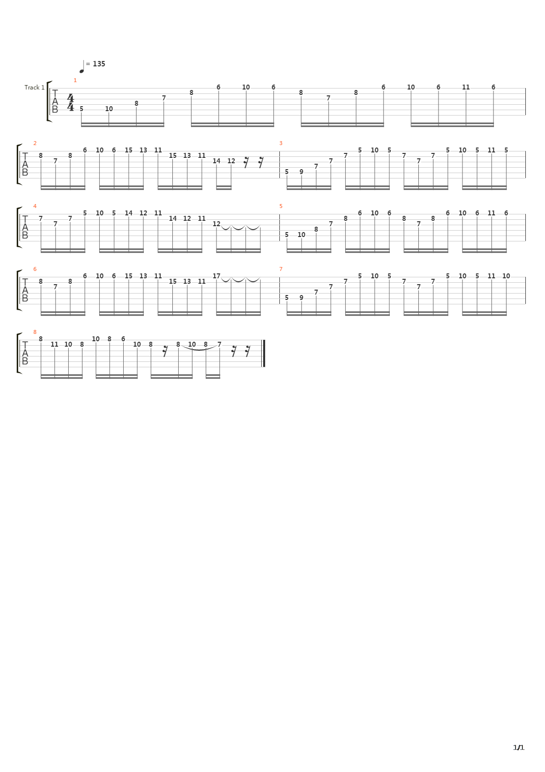 The Cynic吉他谱