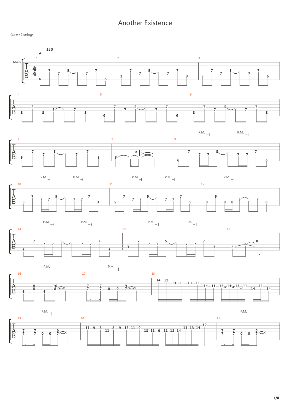 Another Existence吉他谱