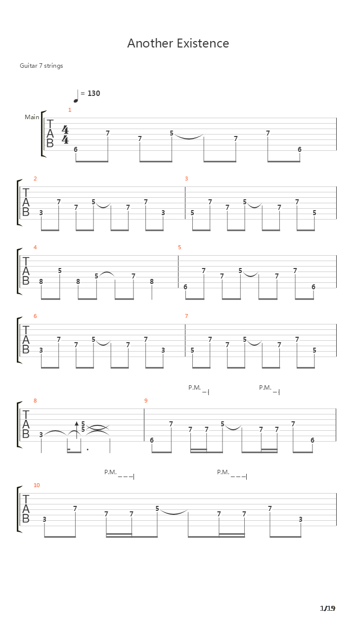 Another Existence吉他谱