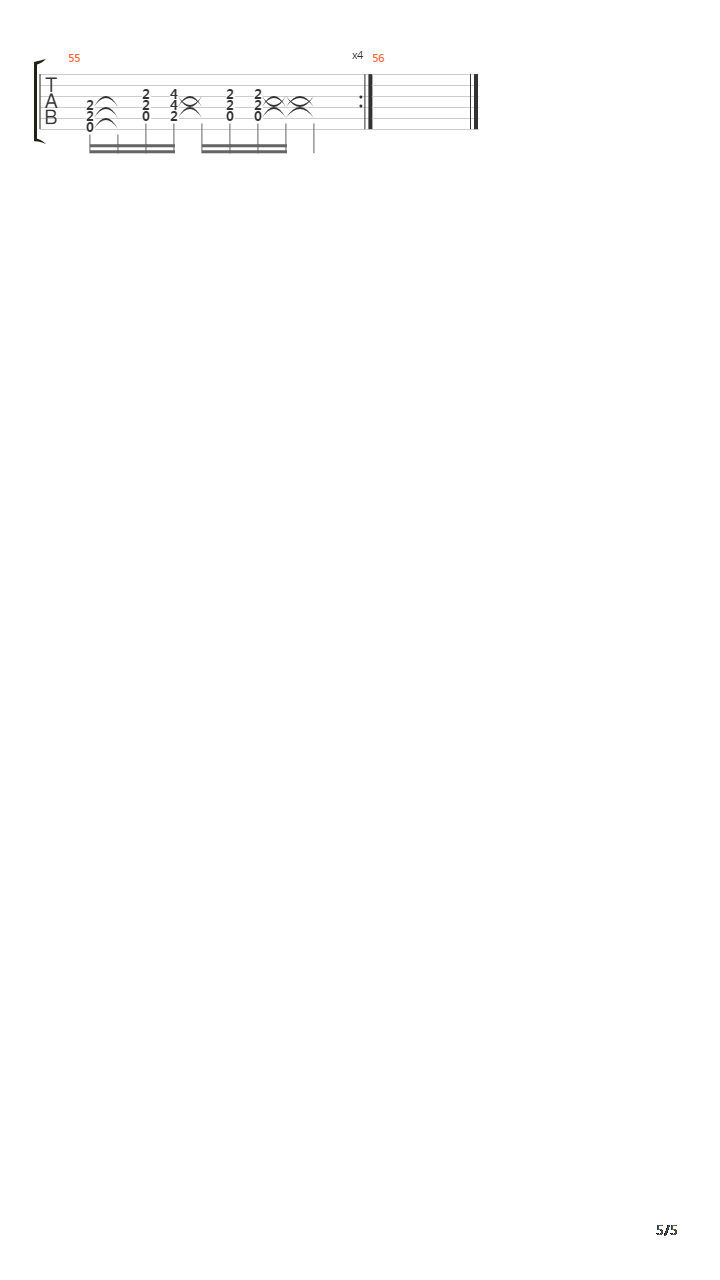 Crucified吉他谱