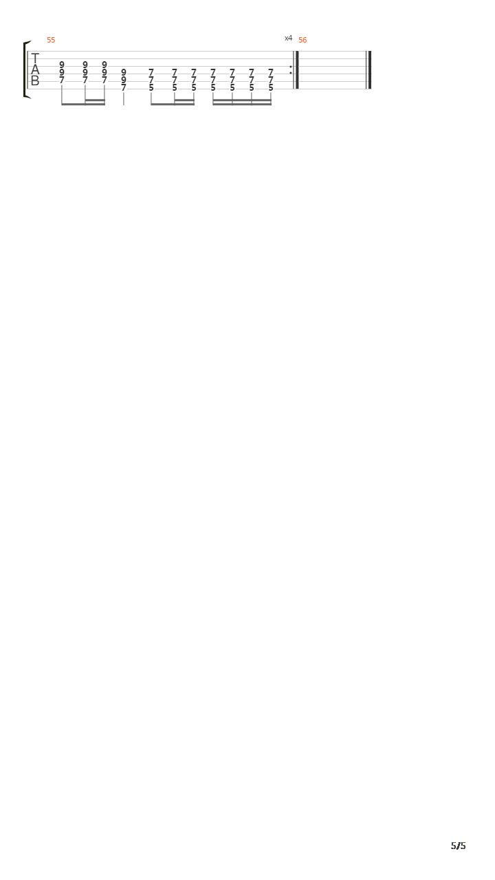 Crucified吉他谱
