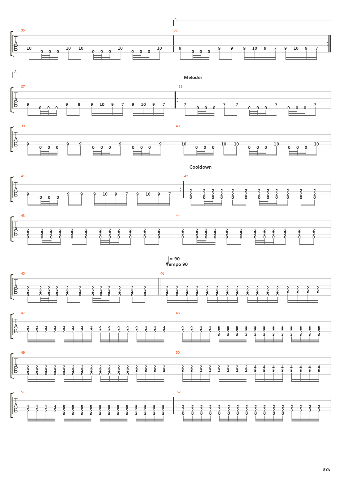Der Tote Trakt吉他谱