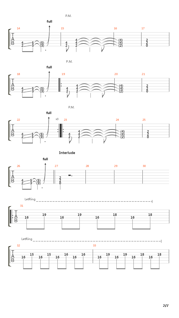 The Hunt吉他谱