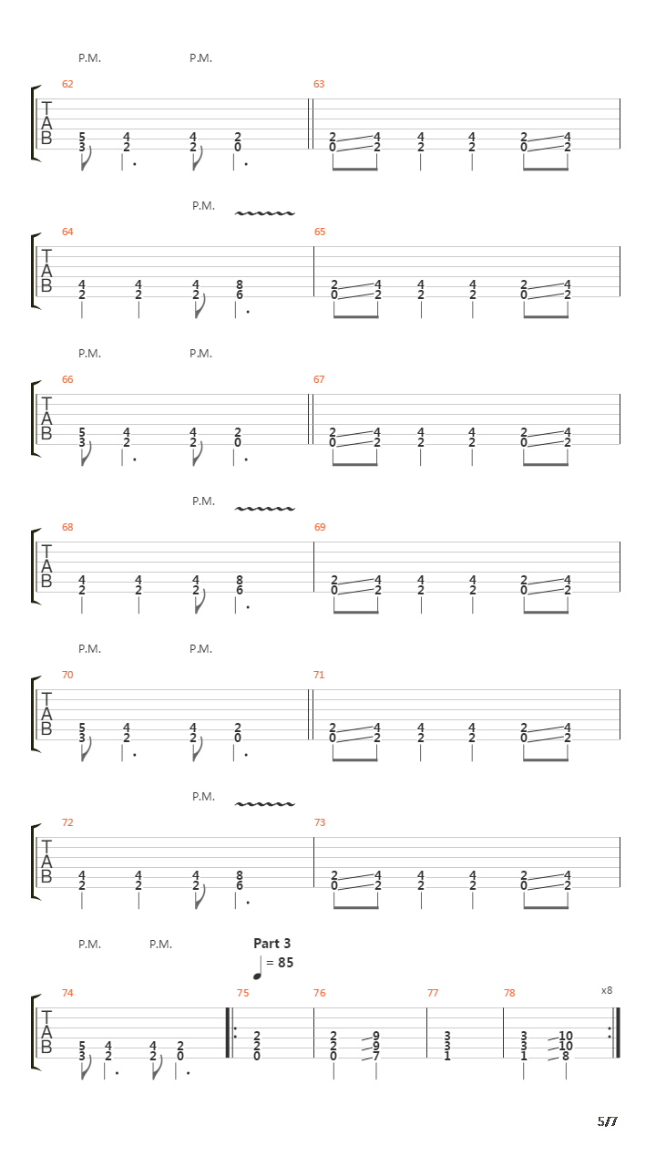 The Hunt吉他谱