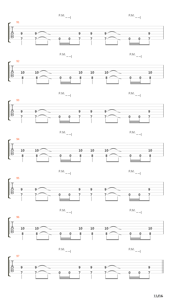 Yet Another Raft Of The Medusa吉他谱