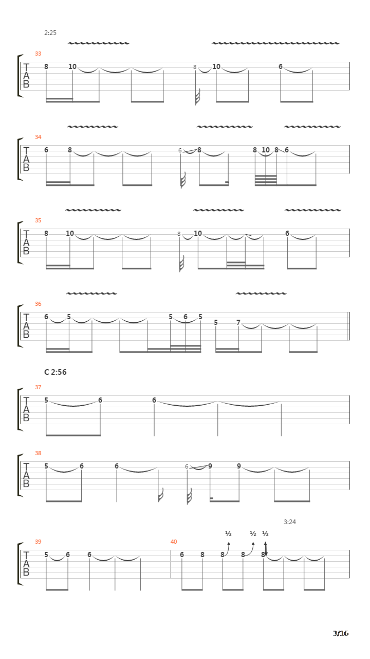 Yet Another Raft Of The Medusa吉他谱