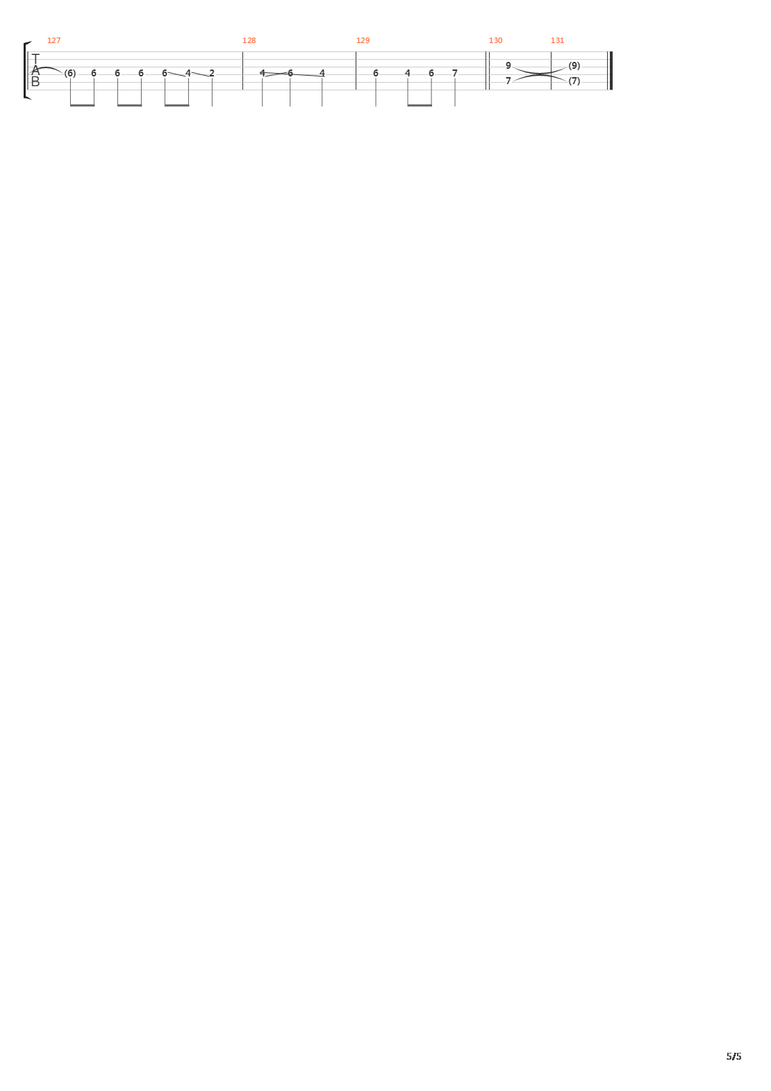 Genetic Design For Dying吉他谱