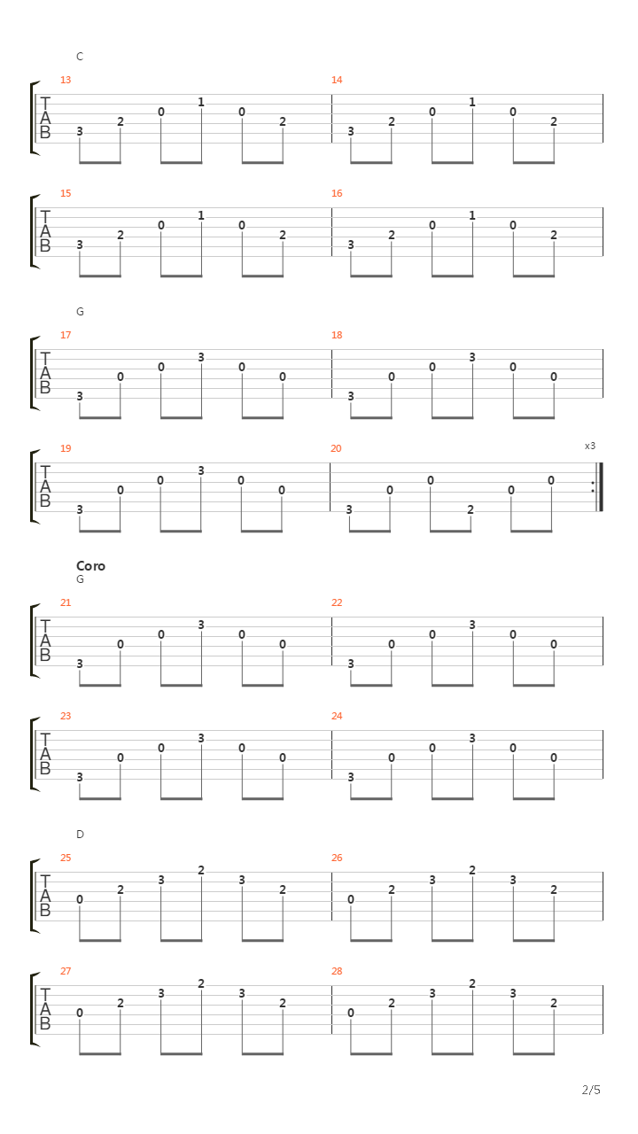 El Sonido Del Silencio吉他谱