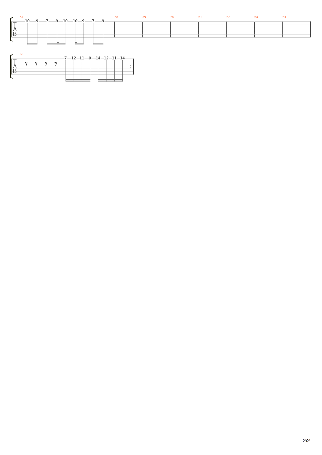 Jazz Jackrabbit 2 - Frolick Lane吉他谱