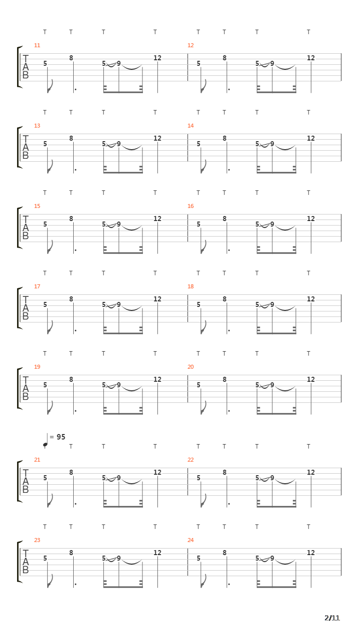 44 Calliber Love Letter吉他谱