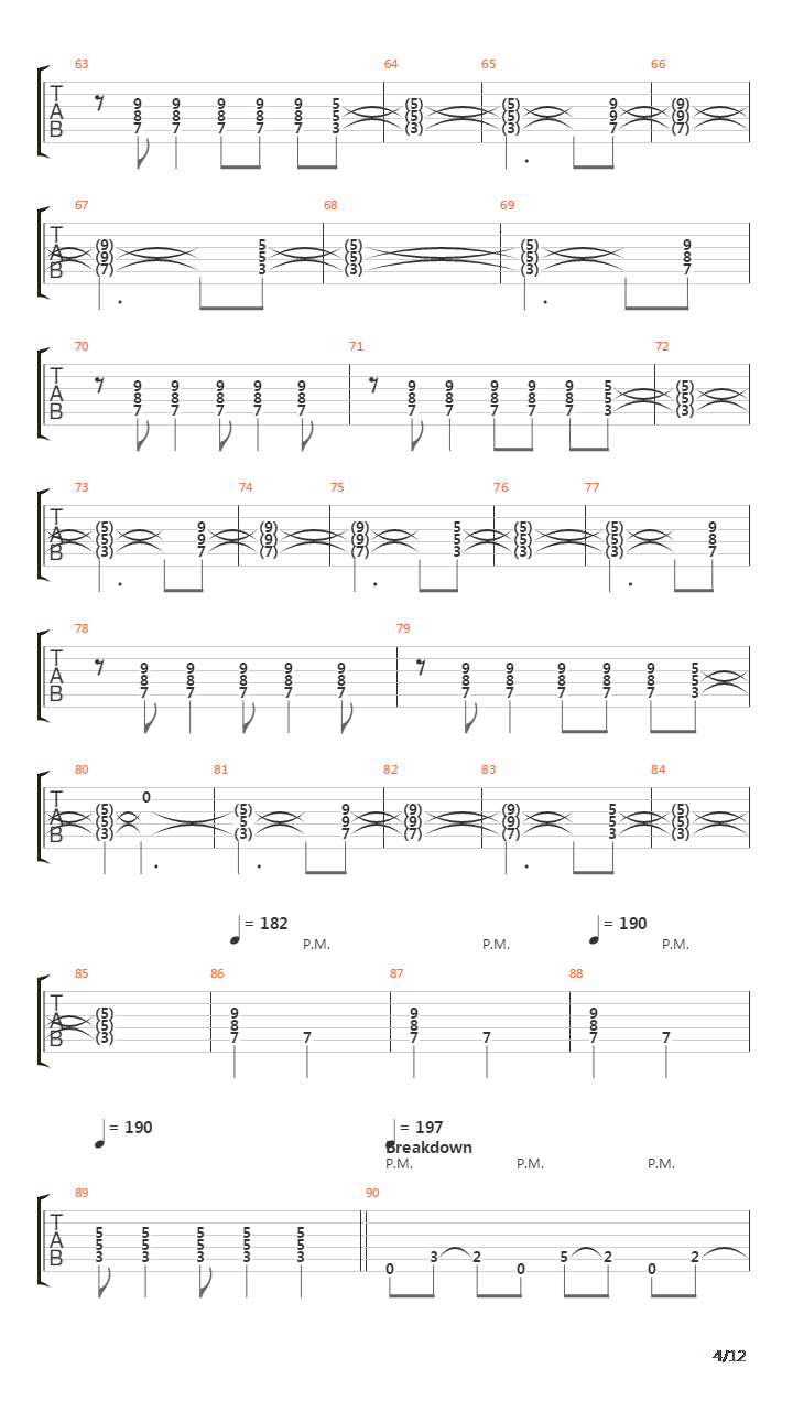 A Dagger Through The Heart Of St Angeles吉他谱