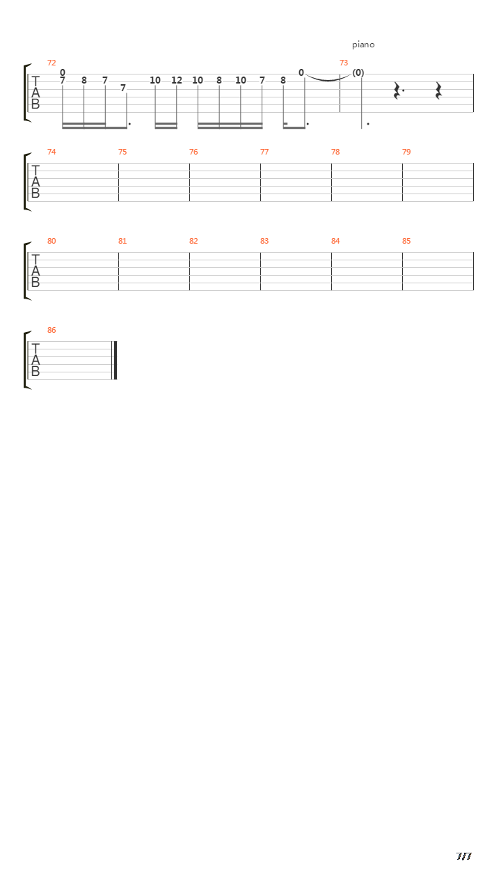 Adelleda吉他谱