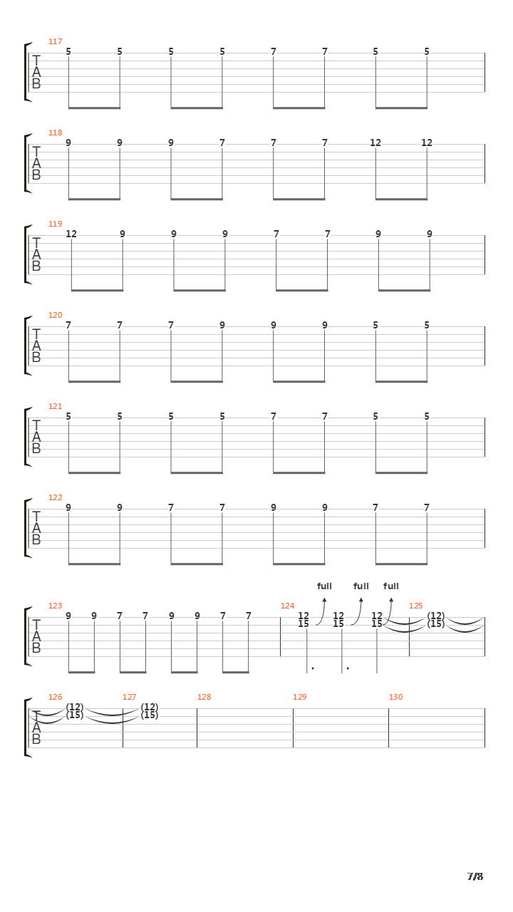 Pulmonary Archery吉他谱