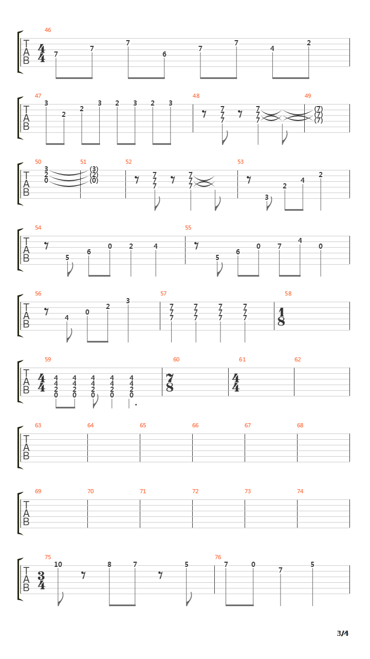 Second-rate Machines吉他谱