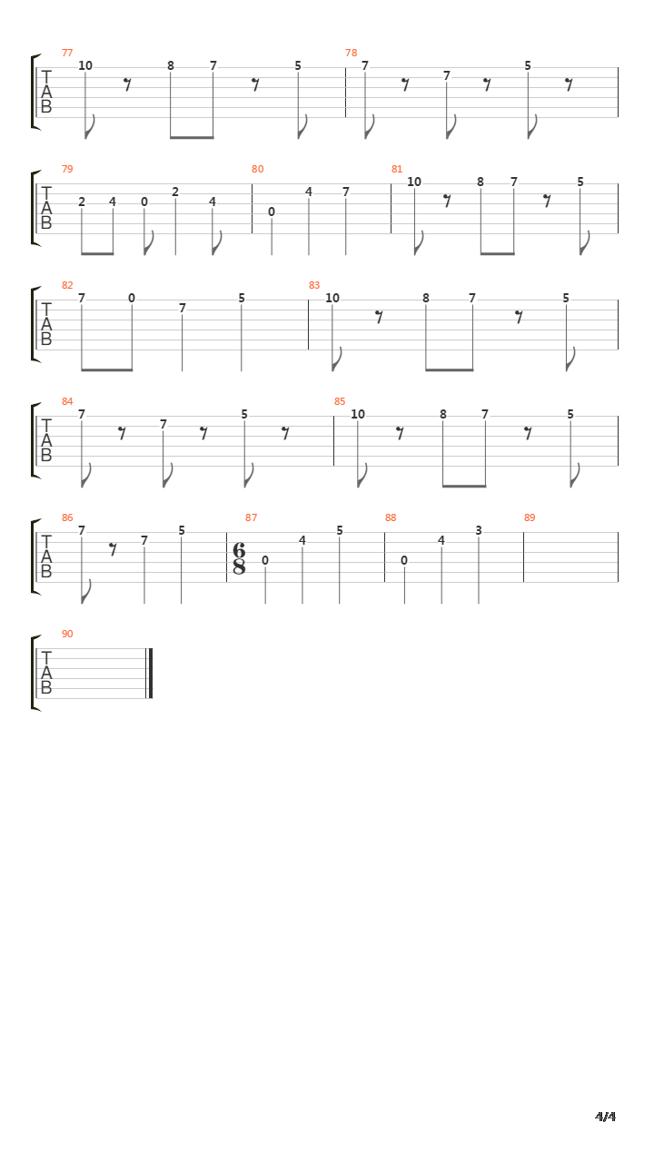 Second-rate Machines吉他谱