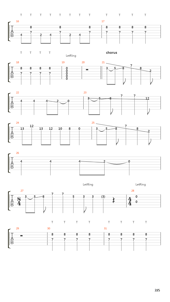 Some Kind Of Cadwallader吉他谱