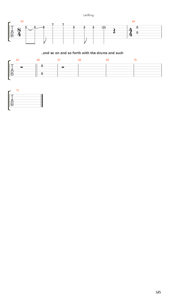 Some Kind Of Cadwallader吉他谱