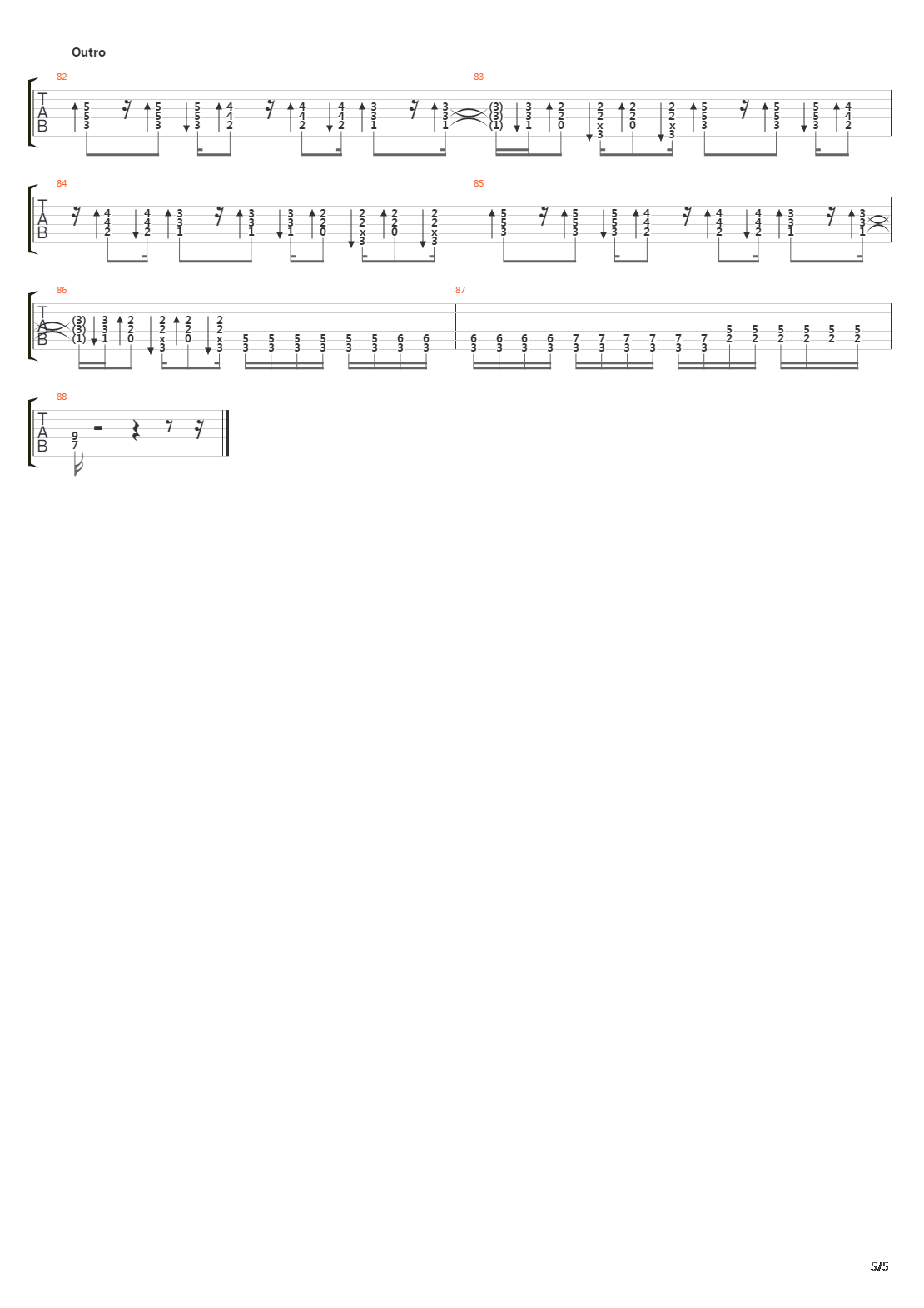 Glow吉他谱