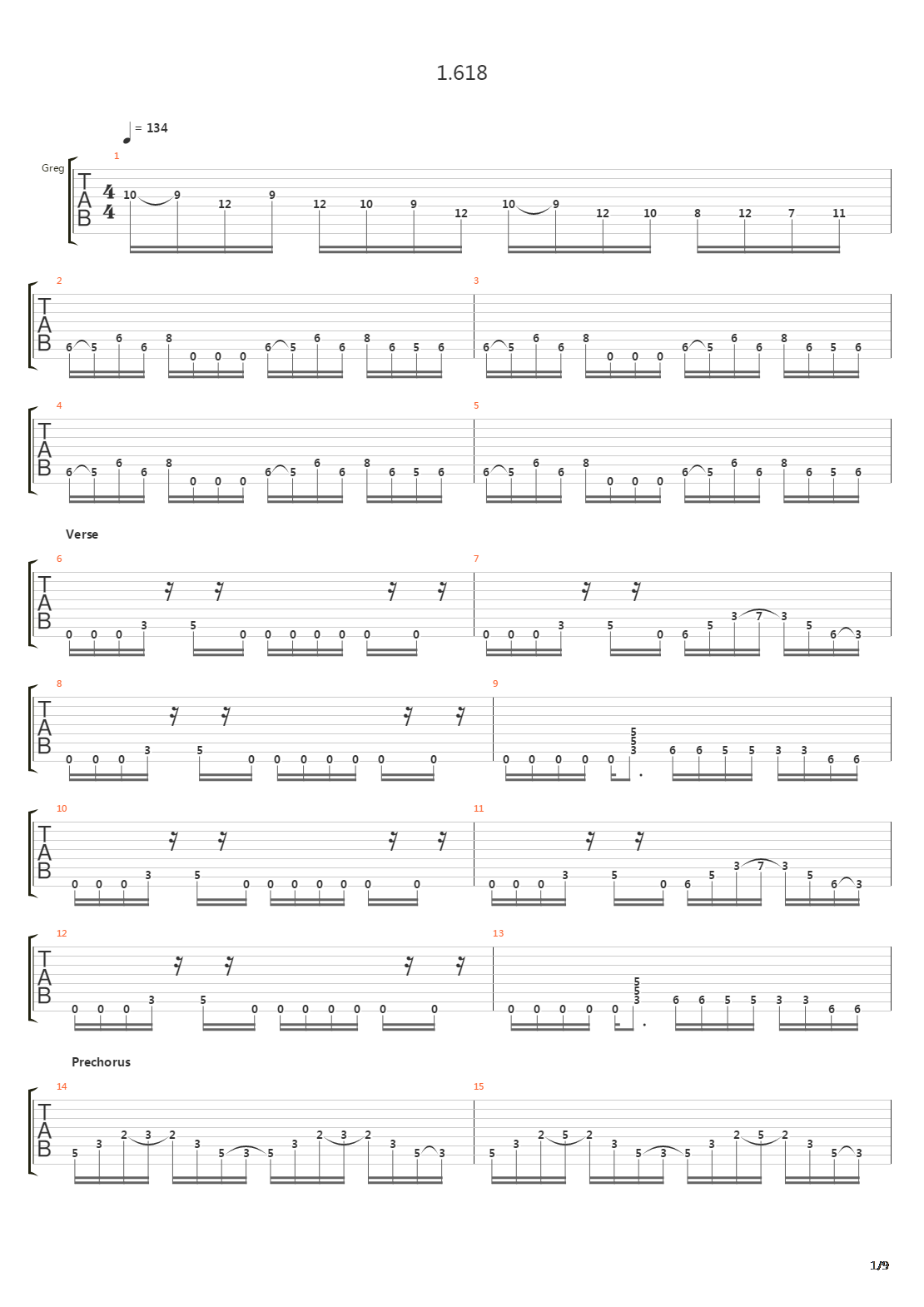 1618吉他谱