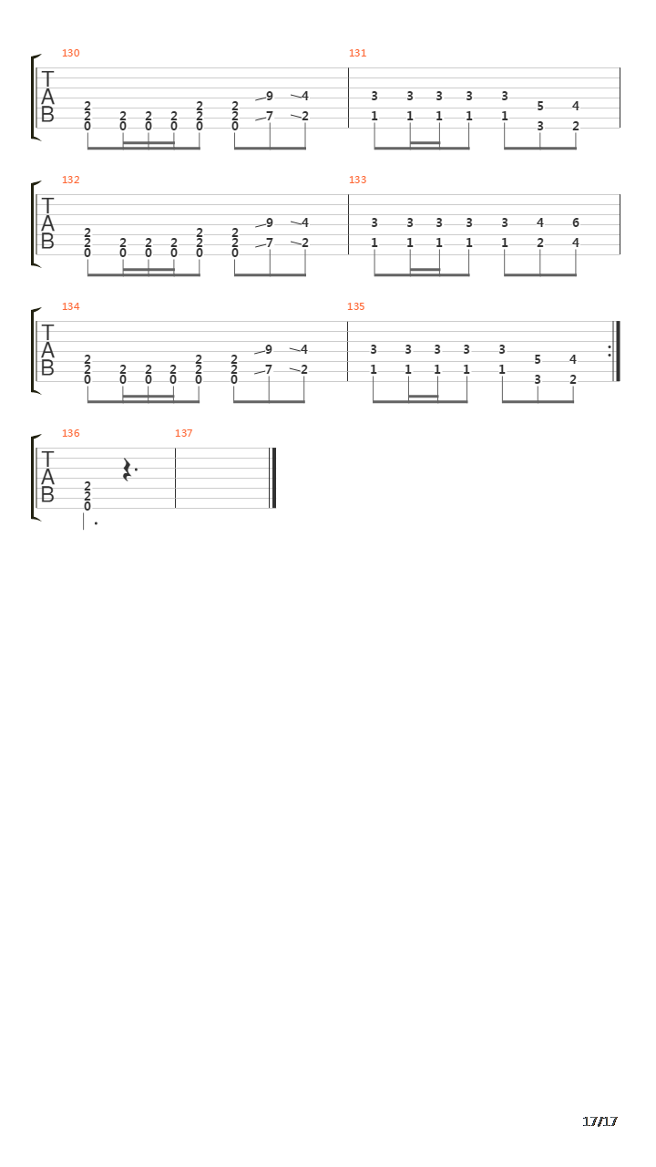 A Path Disclosed吉他谱