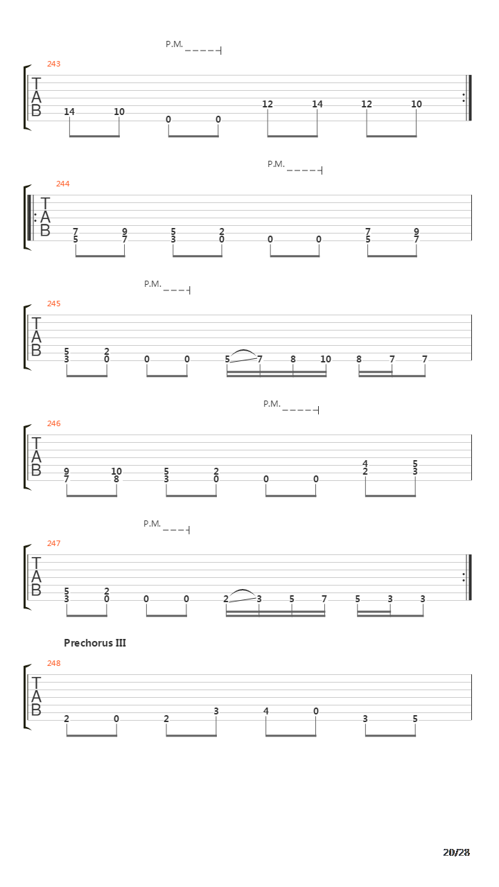 Accelerated Evolution吉他谱