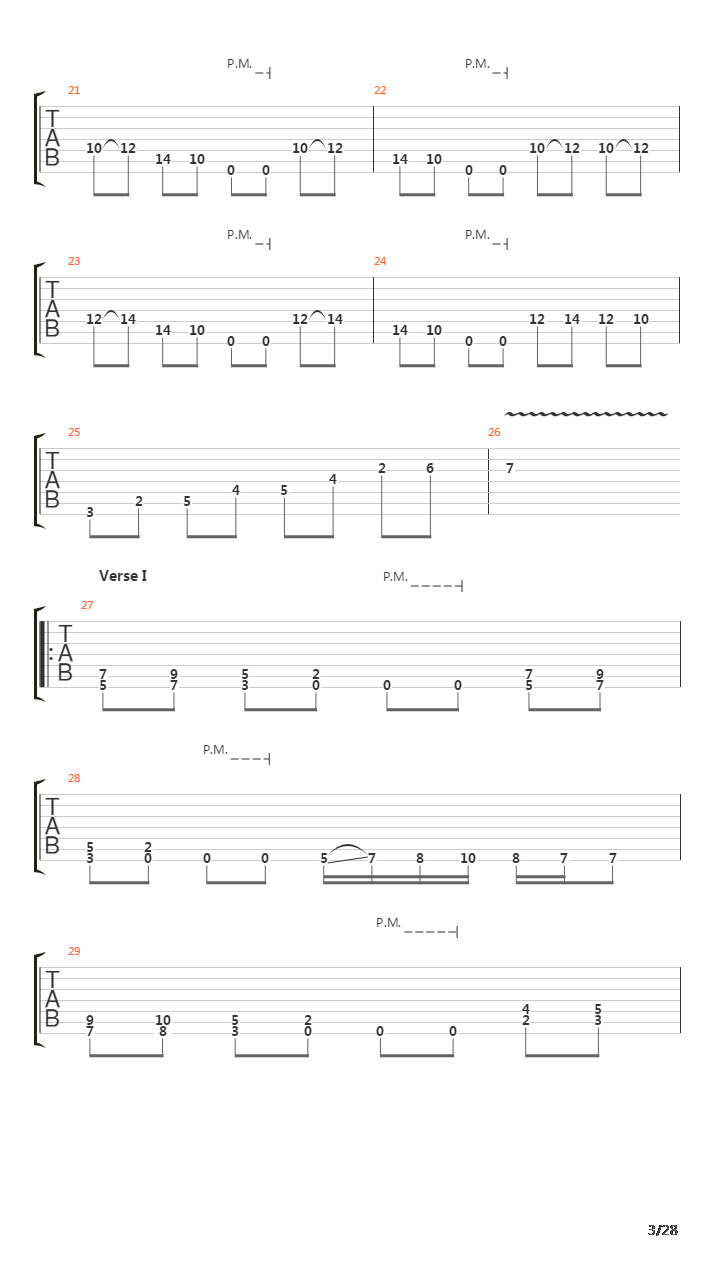 Accelerated Evolution吉他谱