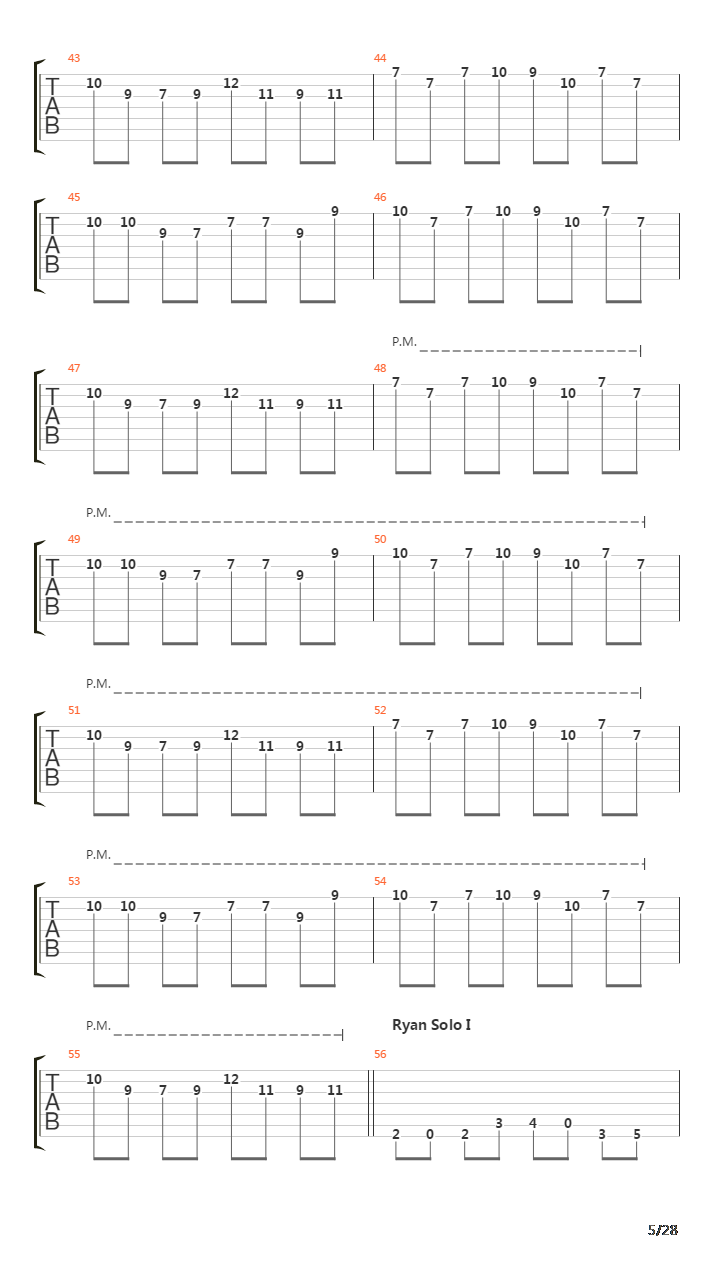 Accelerated Evolution吉他谱