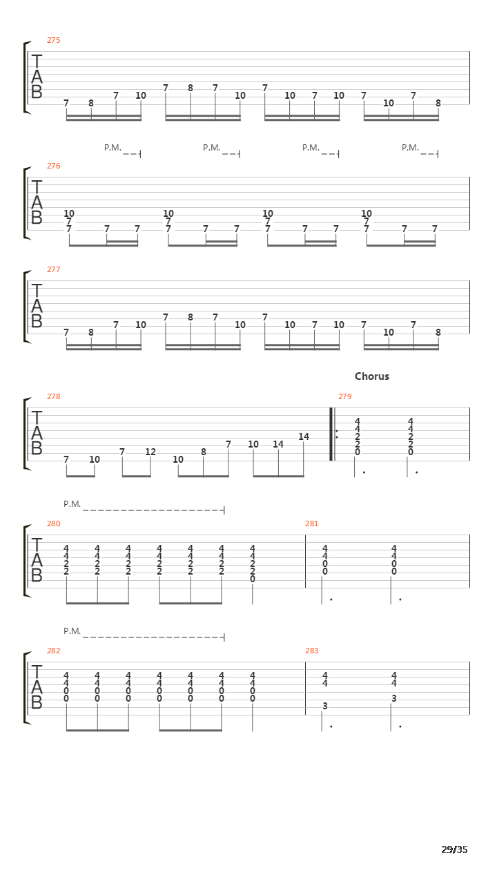 Genocide For Praise吉他谱