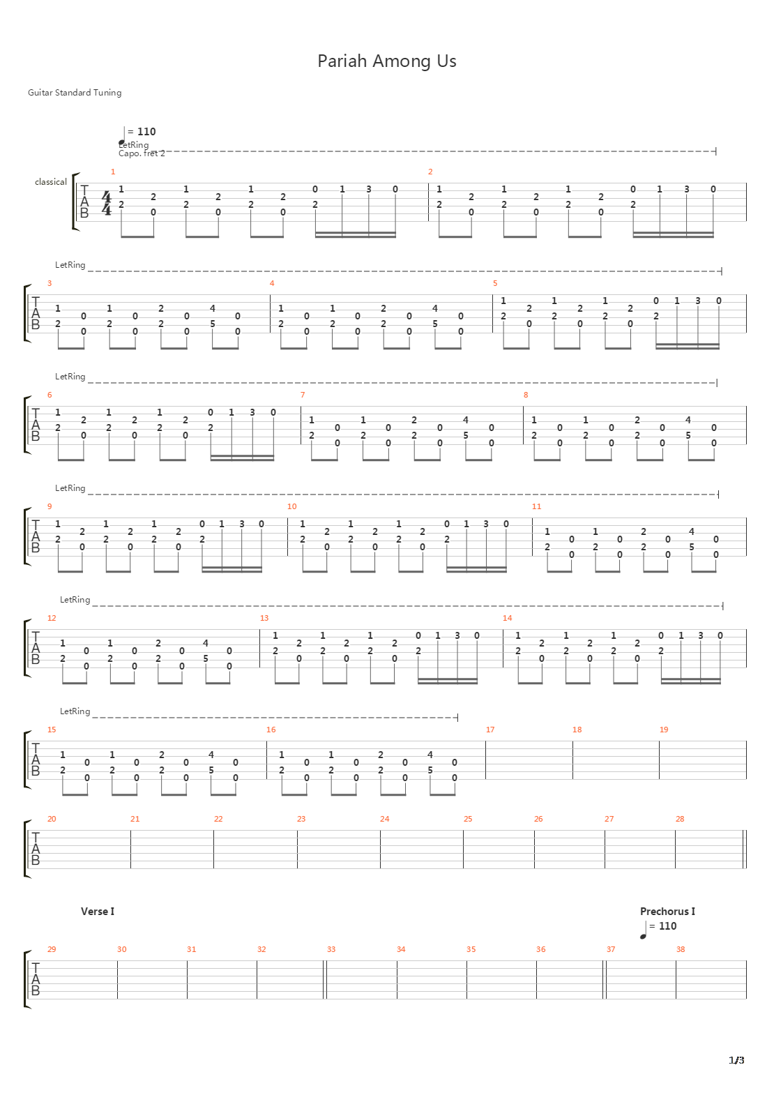 Secrets Of The Sequence吉他谱