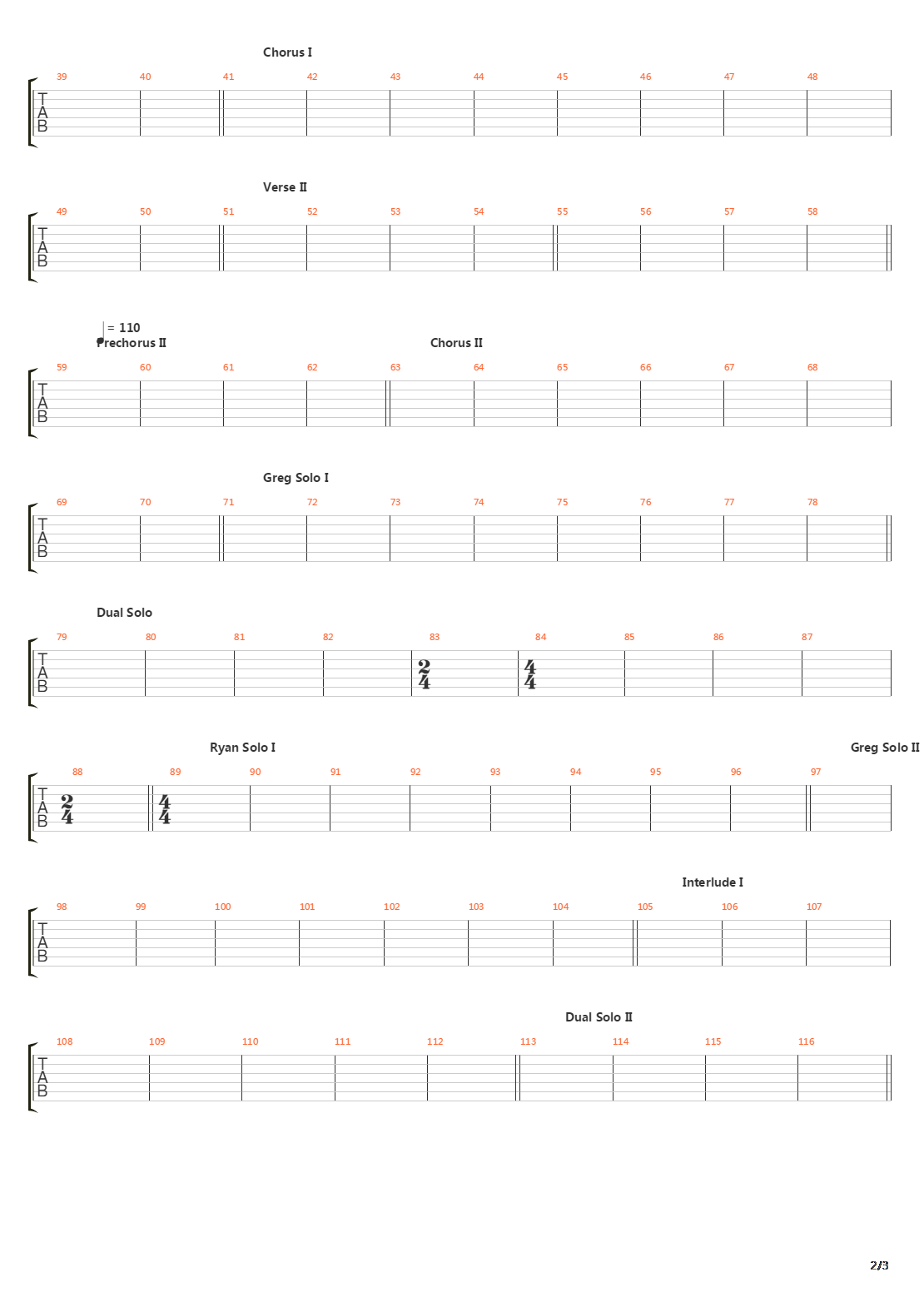 Secrets Of The Sequence吉他谱