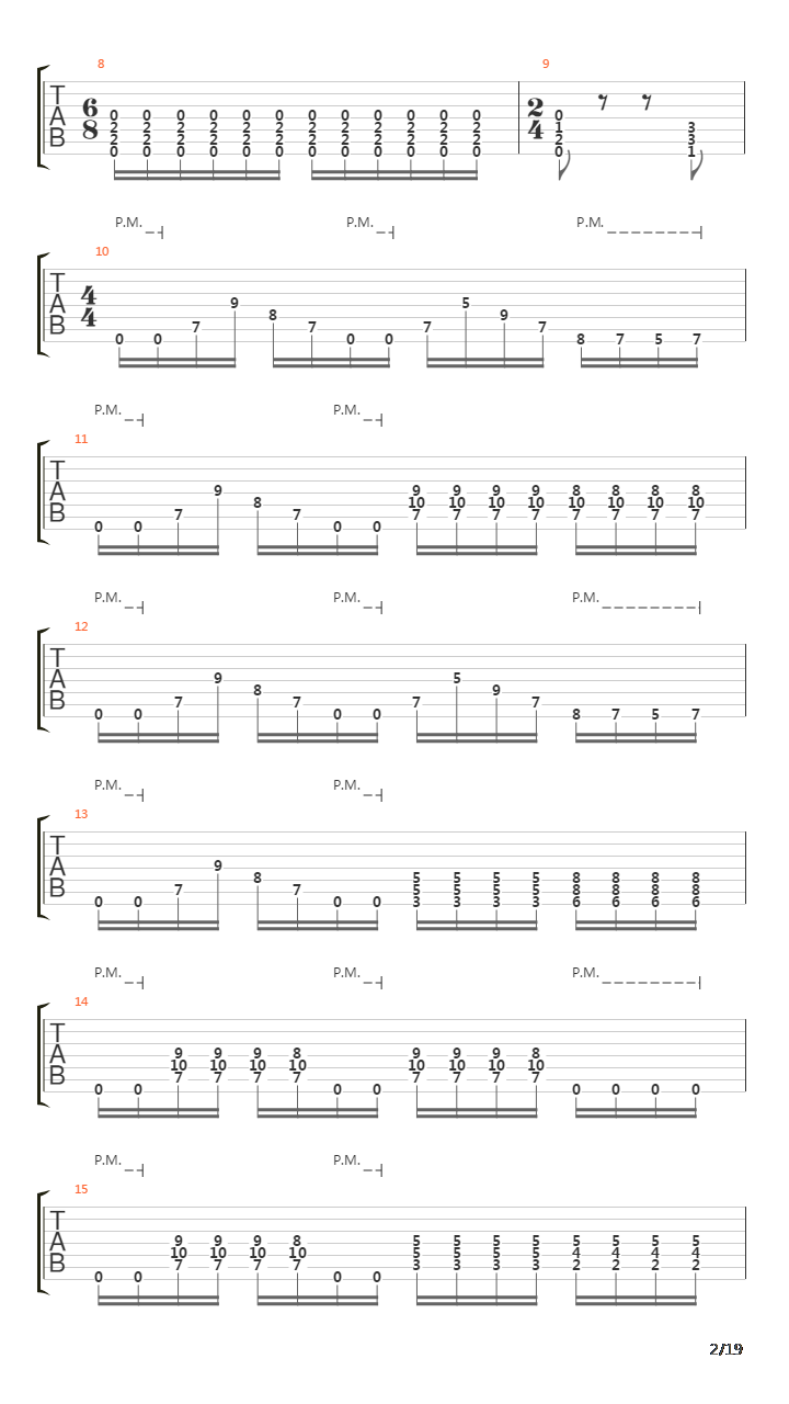 The Cleansing吉他谱