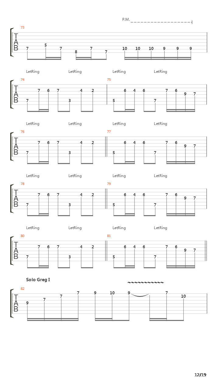 The Cleansing吉他谱