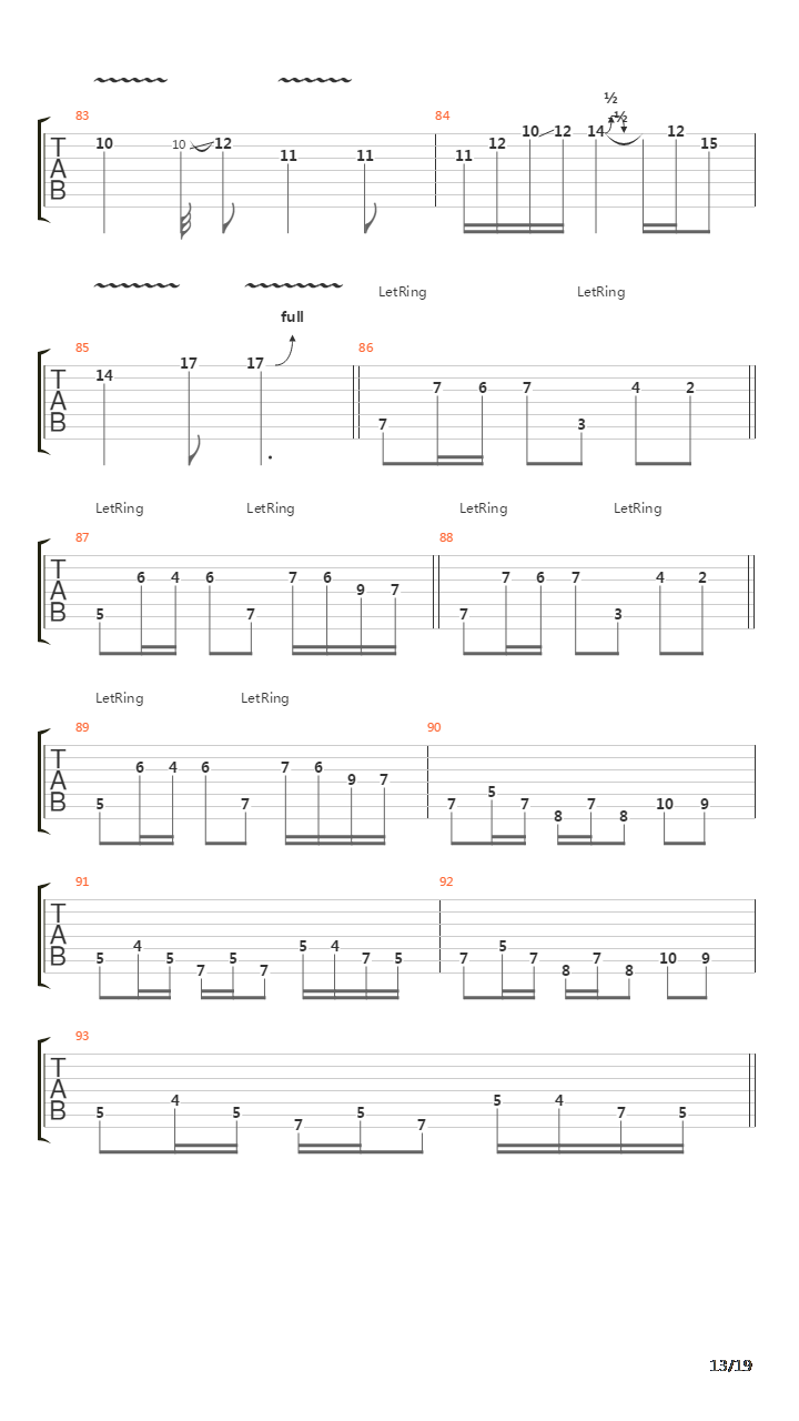 The Cleansing吉他谱