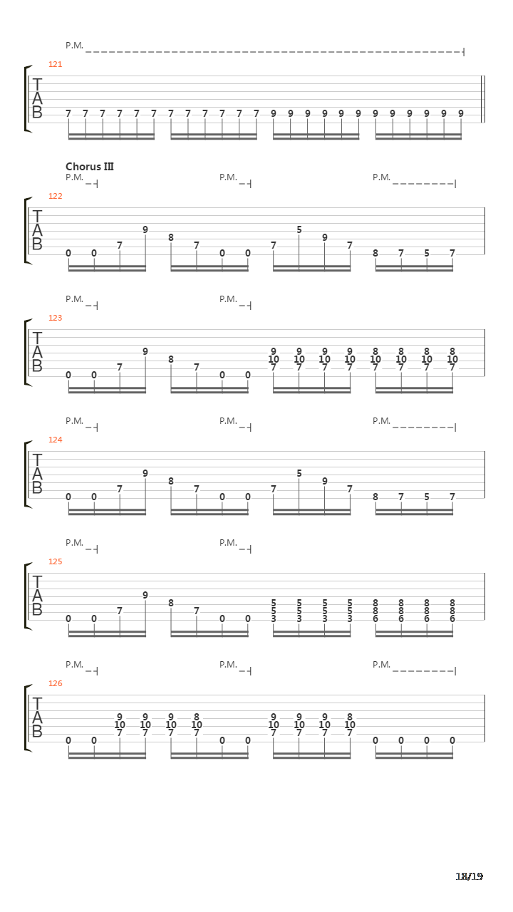 The Cleansing吉他谱