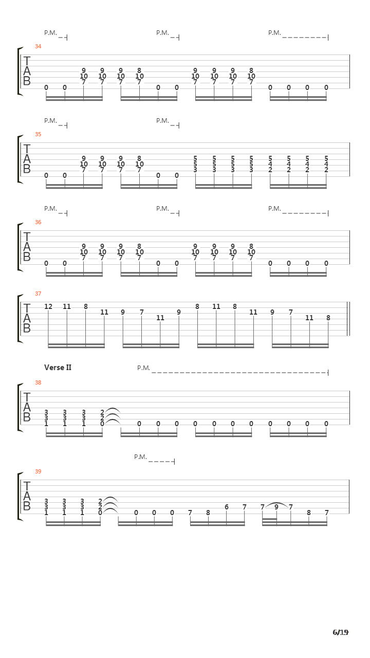 The Cleansing吉他谱