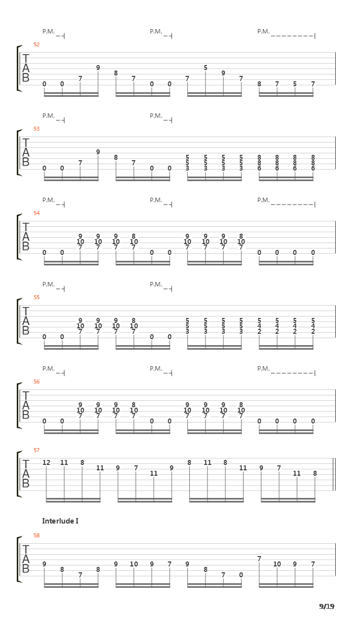 The Cleansing吉他谱