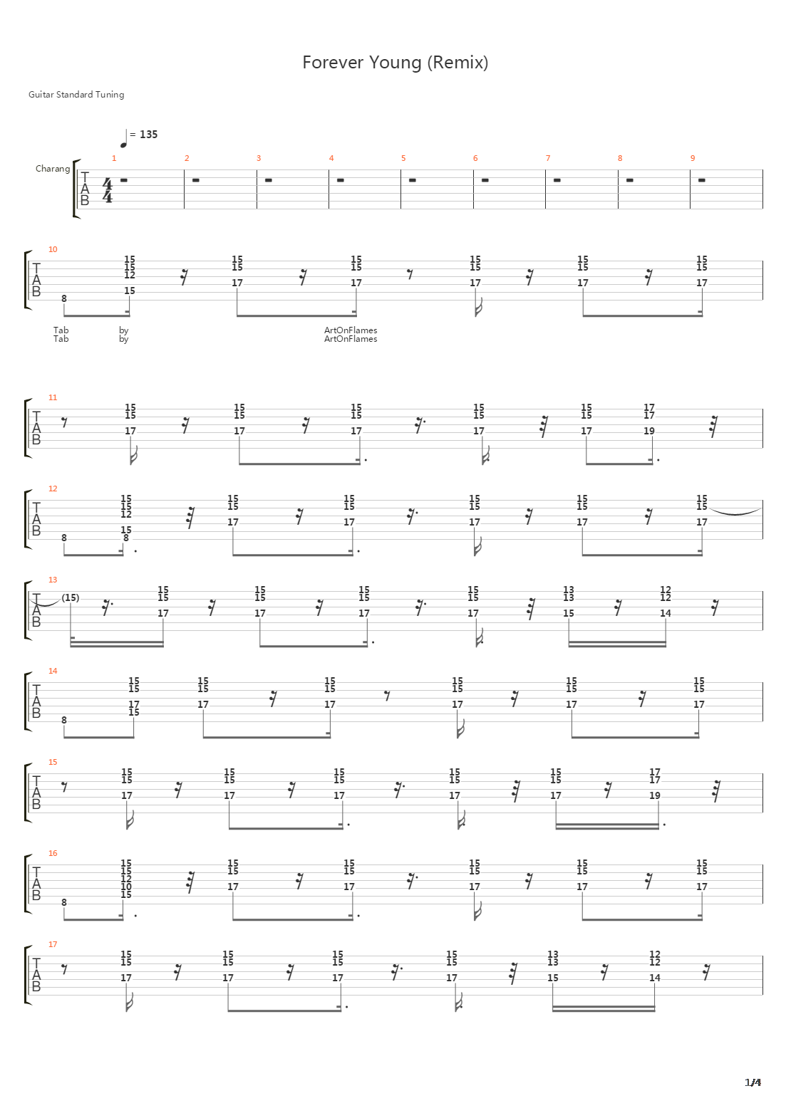 Forever Young吉他谱