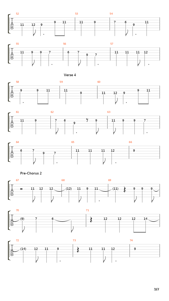 History Of Times To Come吉他谱