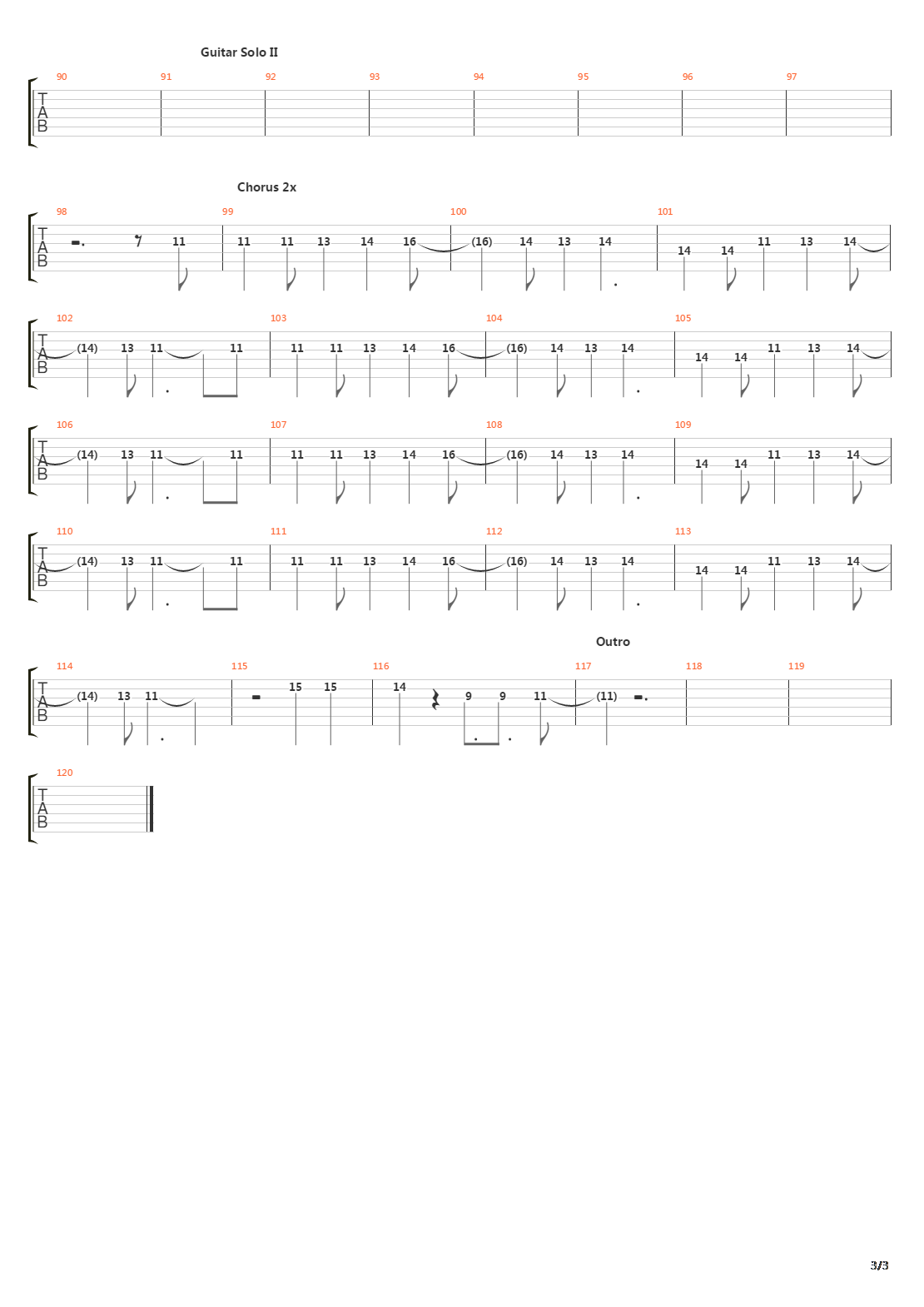 Unicorn吉他谱