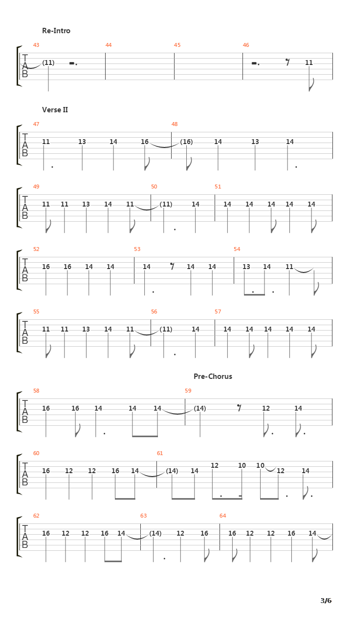 Unicorn吉他谱