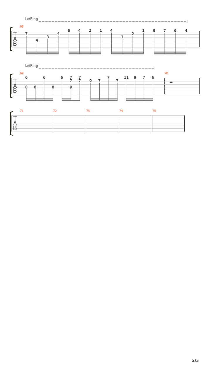 Amaranthine吉他谱